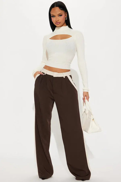Colorblock Trousers
