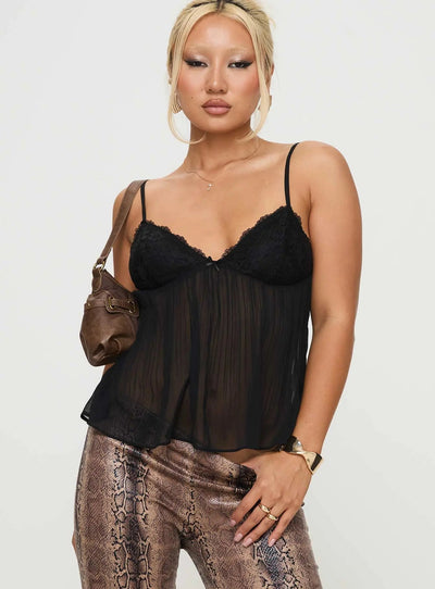 EFFINI Laced Pleat Top EFFINI