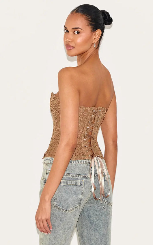 Effini Floral Lace Corset EFFINI