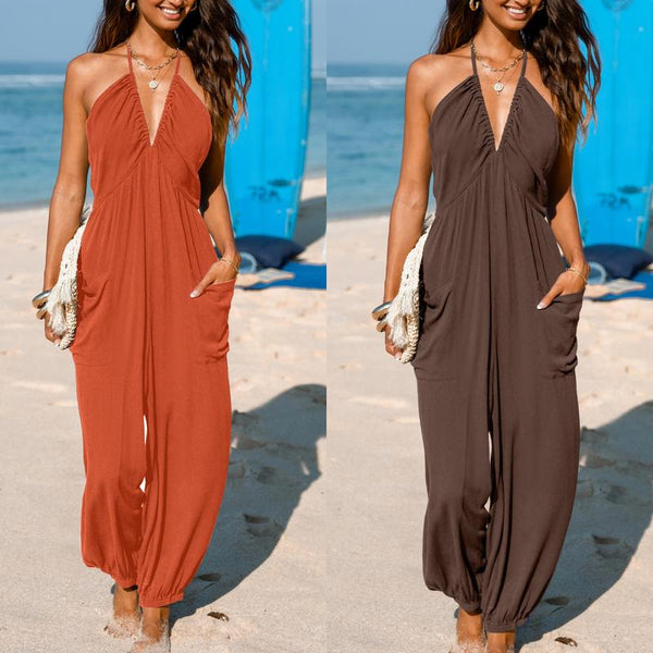 Glamora Halter Jumpsuit